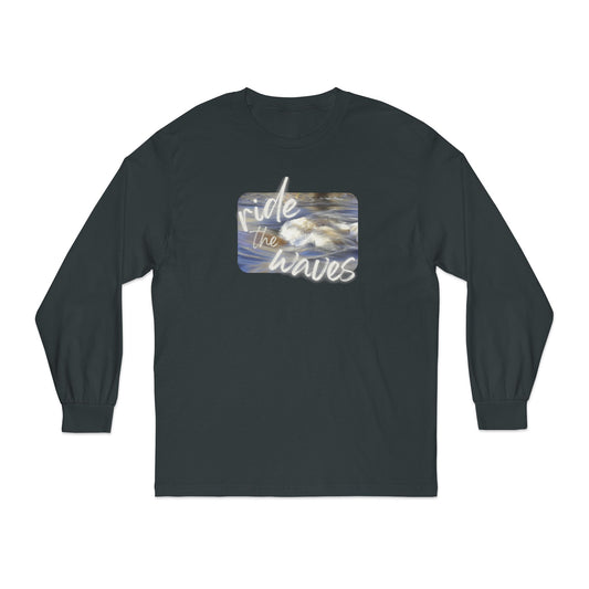 Tee - Long Sleeve (Adult) - Ride the Waves
