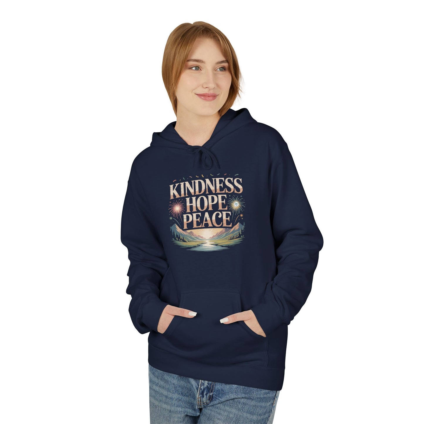 Hoodie (Adult) - Kindness - Hope - Peace