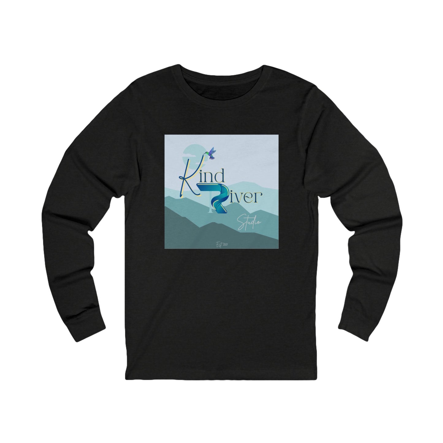 Tee - Long Sleeve (Adult) - Kind River Studio Large Logo