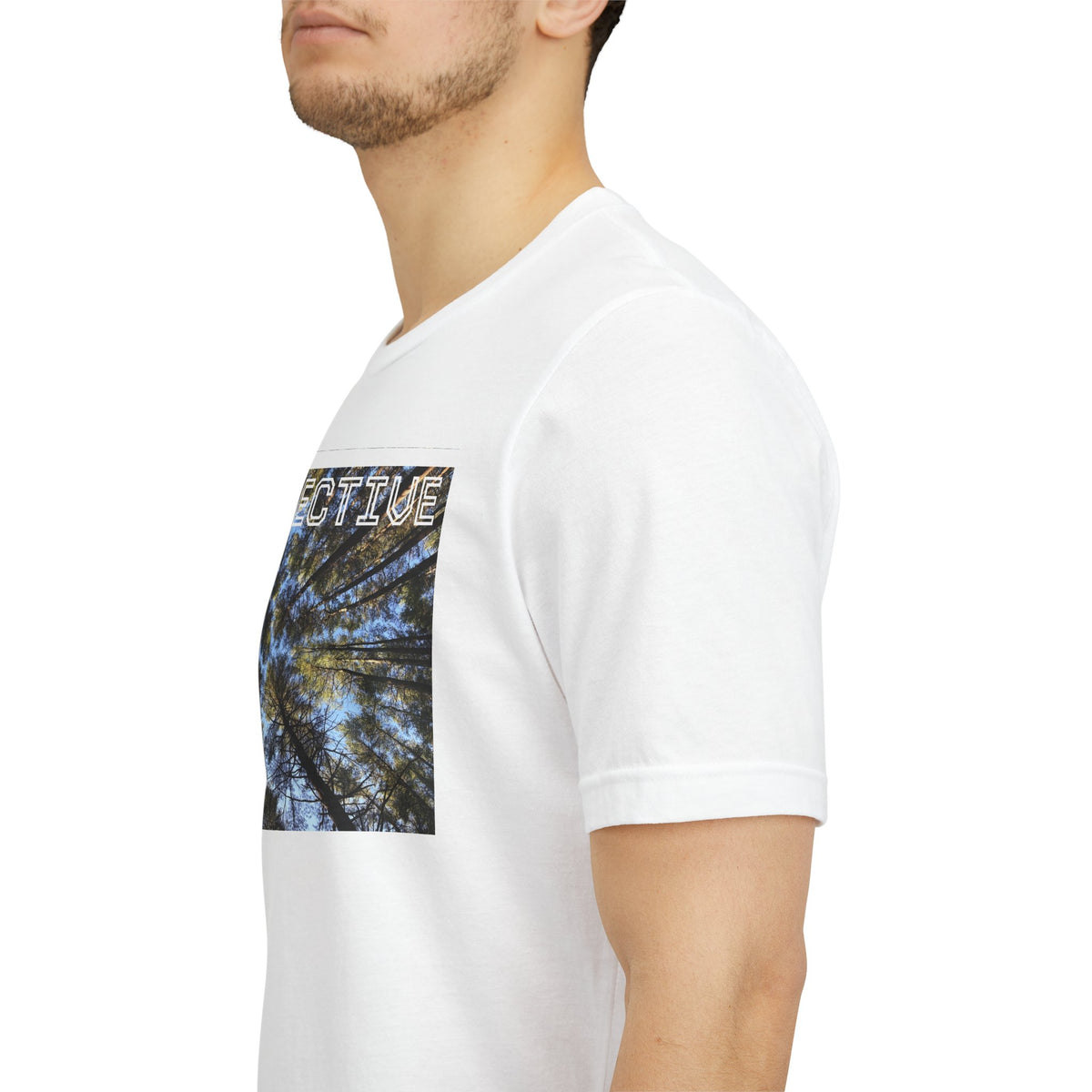 Perspective Tee (Adult)— Forest Canopy Photo T-Shirt (original photograph by Kind River Studio)