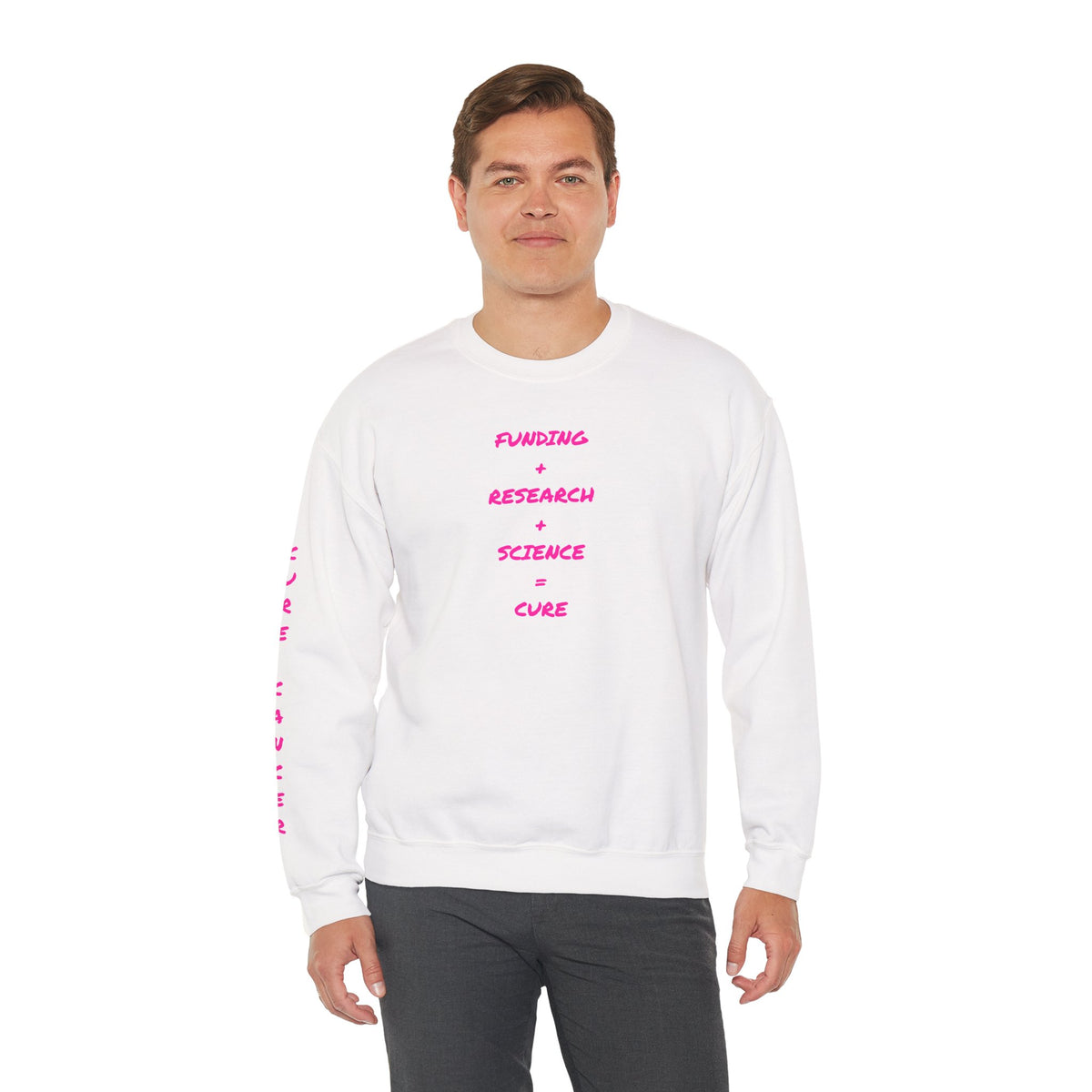 Breast Cancer Awareness Crewneck Sweatshirt (Adult) — "In Honor of My Loved One"