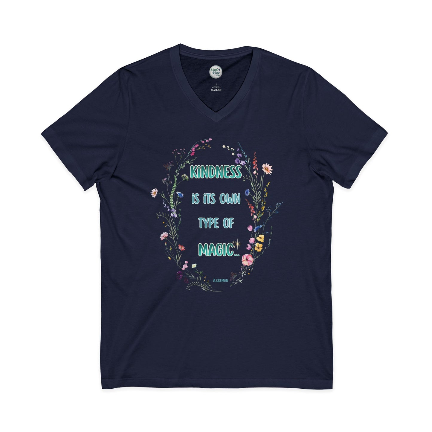 Kindness Is Magic V-Neck Tee (Adult)