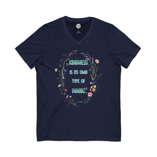 Kindness Is Magic V-Neck Tee (Adult)