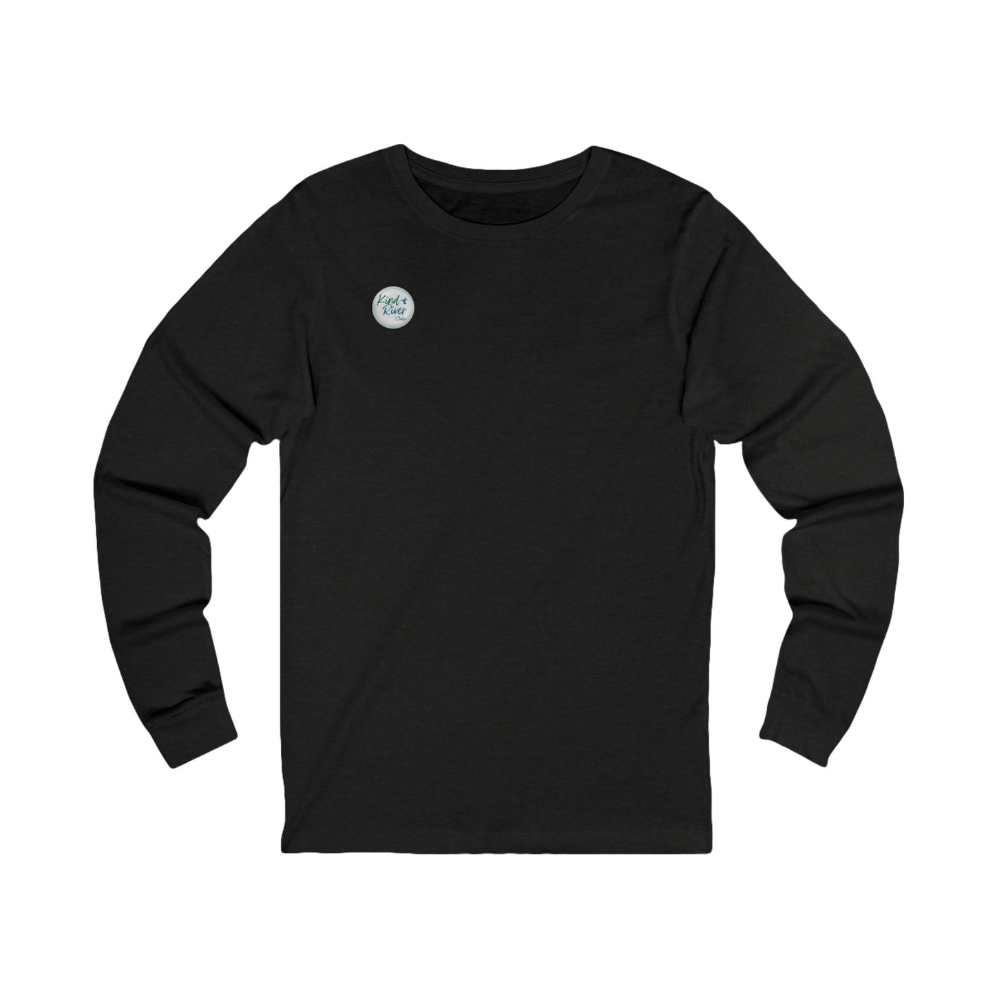 Tee - Long Sleeve (Adult) - Kind River Studio Button Logo