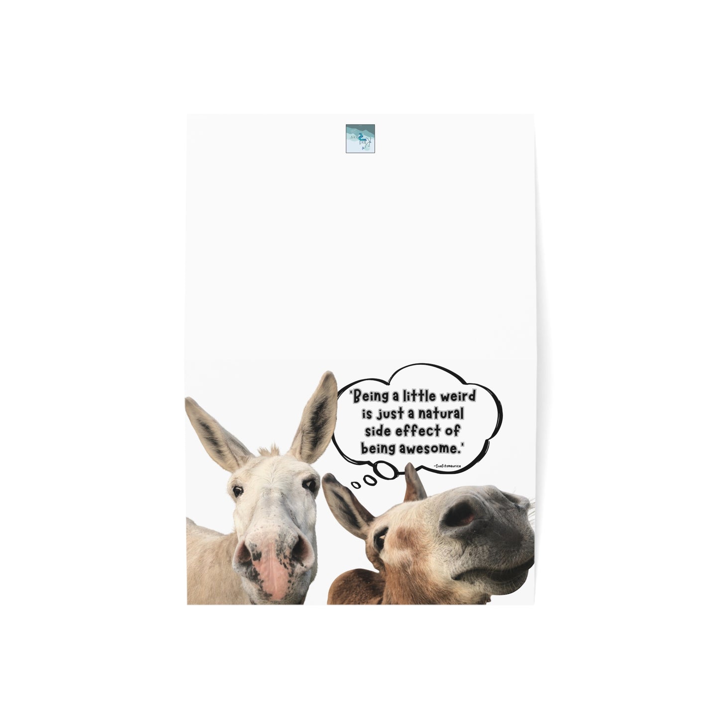 Note Card | Single - Delightful Donkeys