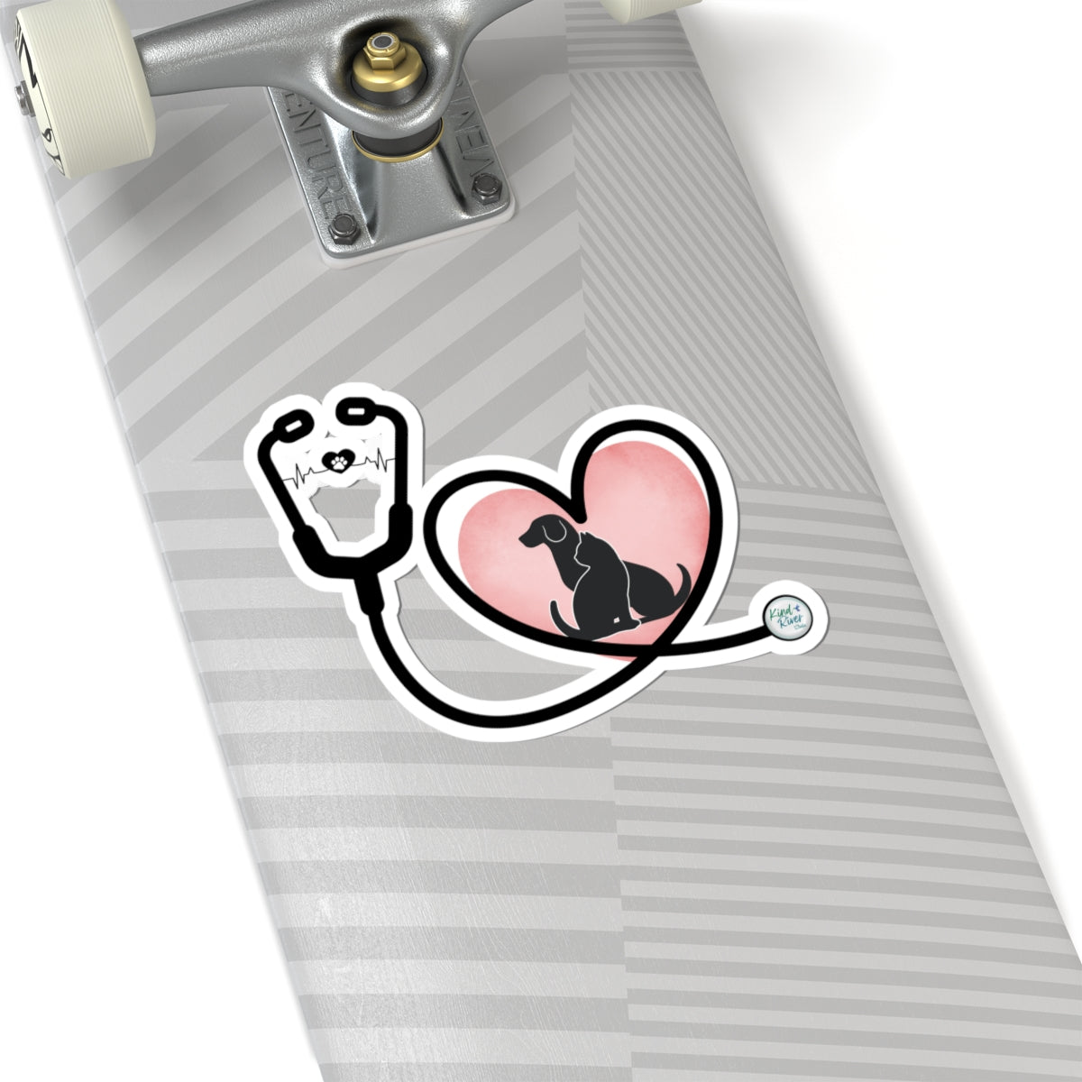 Stethoscope Heart Decal