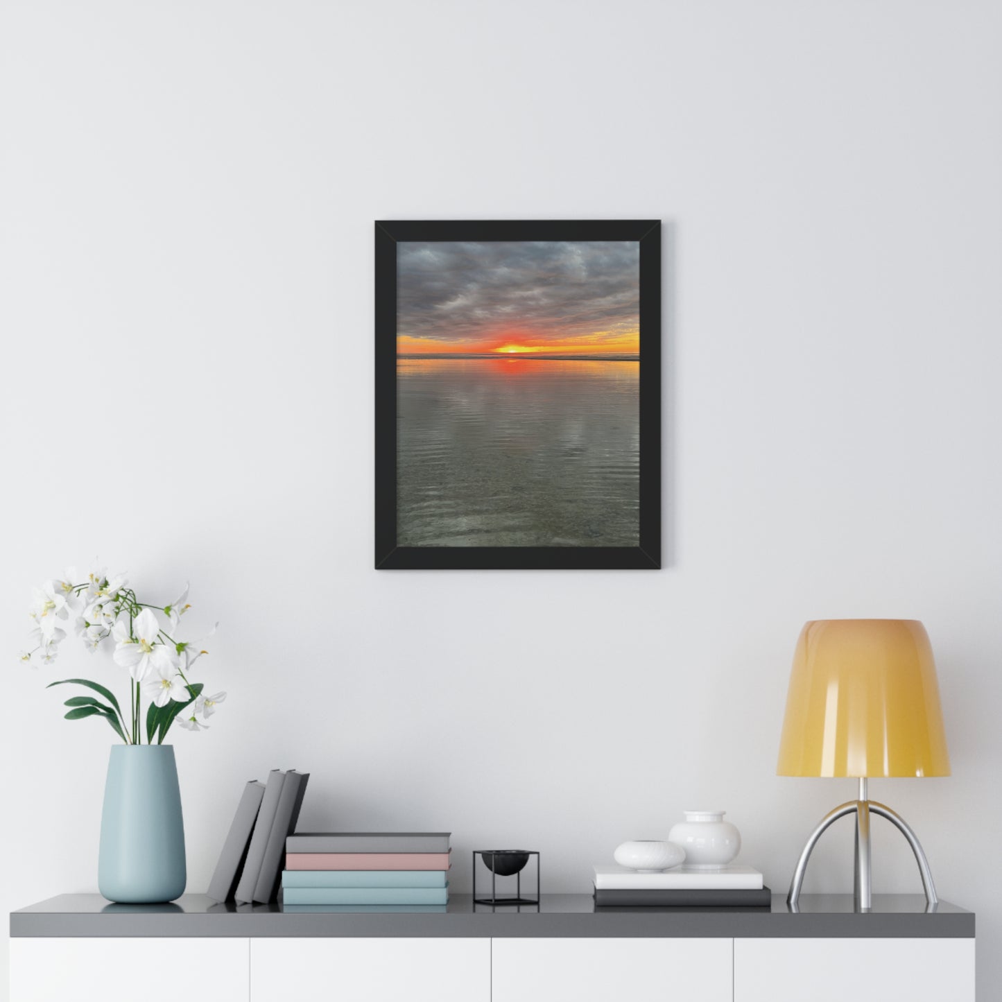 Serene Sunset Framed Poster