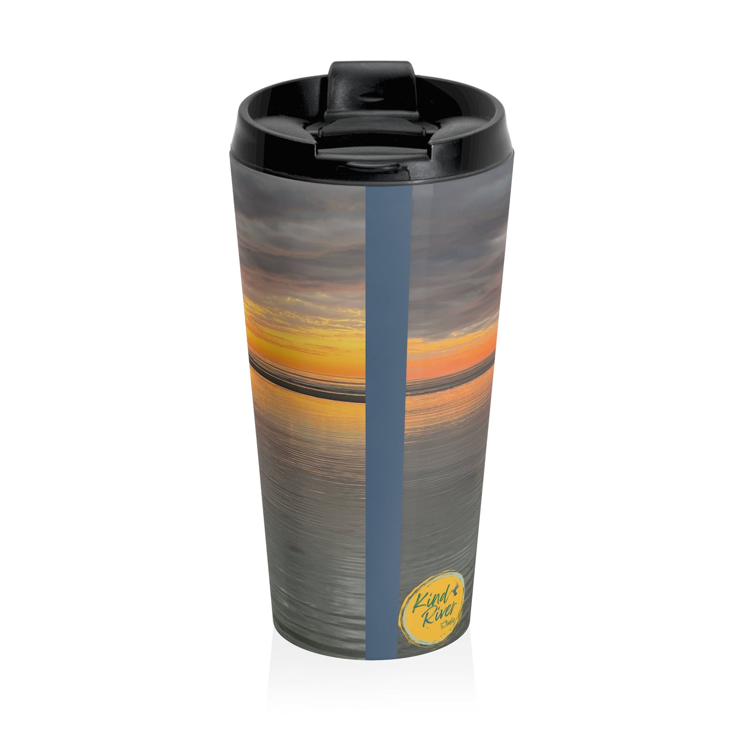 Sunset Reflection Travel Mug  (original photograph by Kind River Studio)