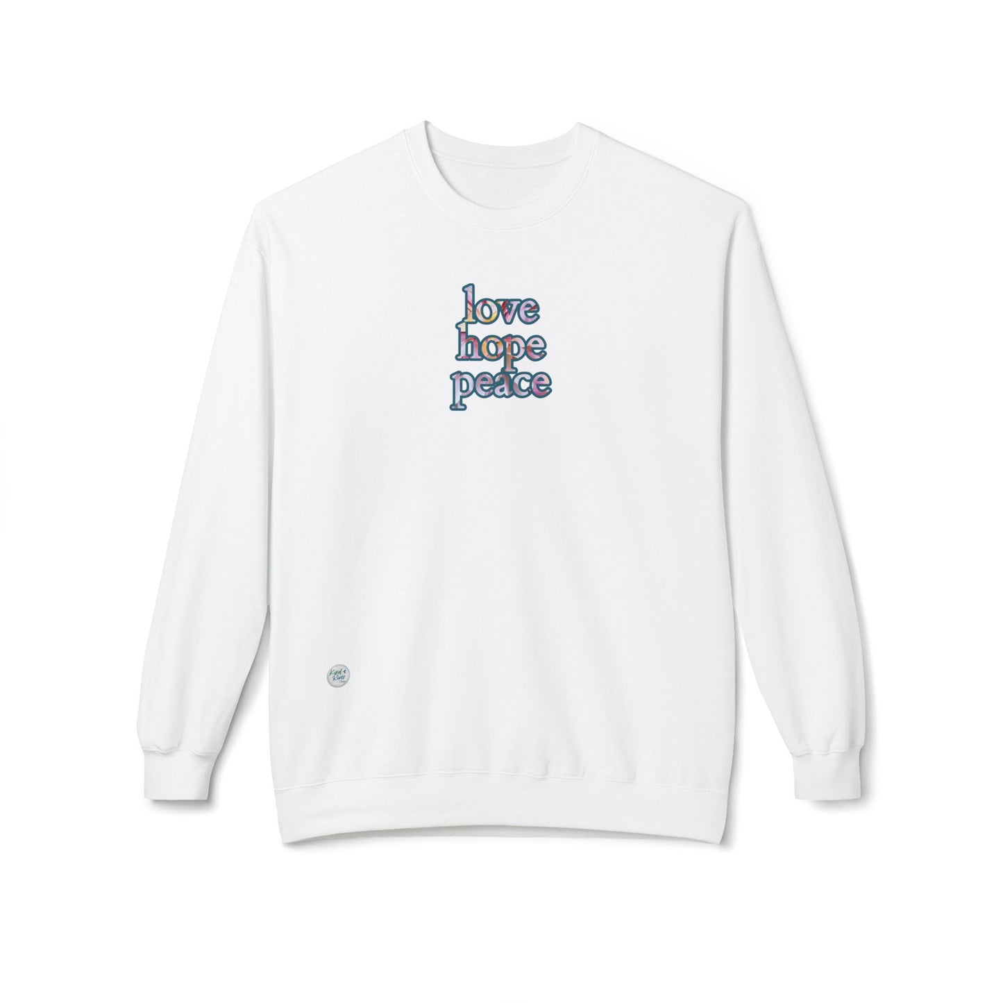 Sweatshirt - Crewneck (Adult) - love hope peace