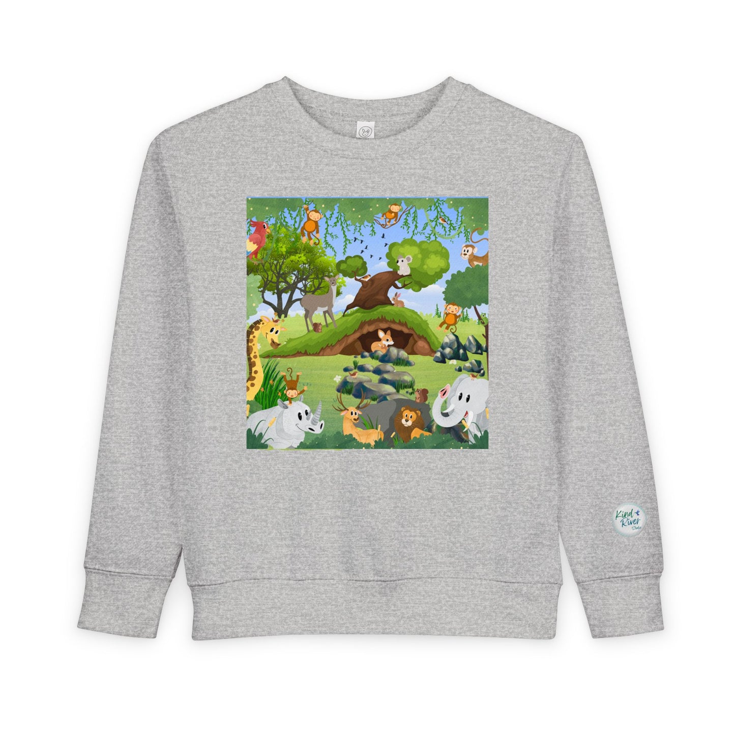 Sweatshirt - Crewneck (Toddler) - What a Zoo