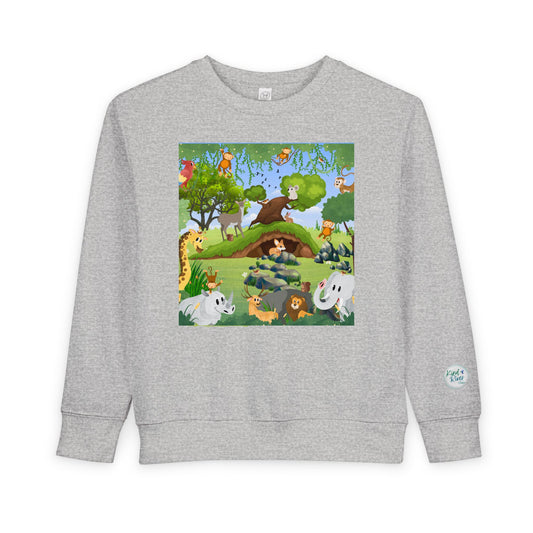 Sweatshirt - Crewneck (Toddler) - What a Zoo