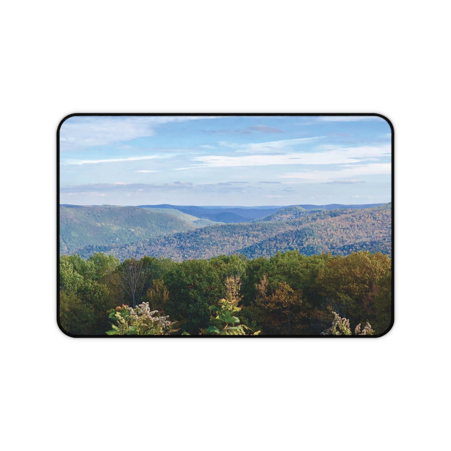 Mountain Vista Desk Mat  (original photograph by Kind River Studio)