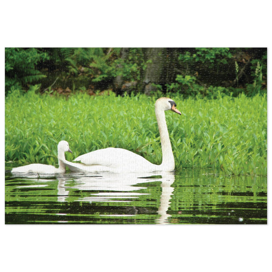 White Swans Jigsaw Puzzle