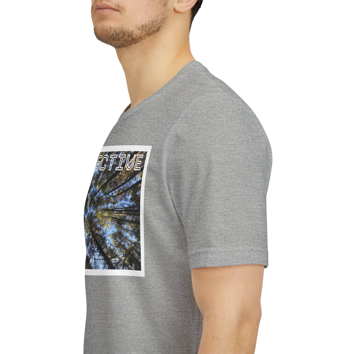 Perspective Tee (Adult)— Forest Canopy Photo T-Shirt (original photograph by Kind River Studio)