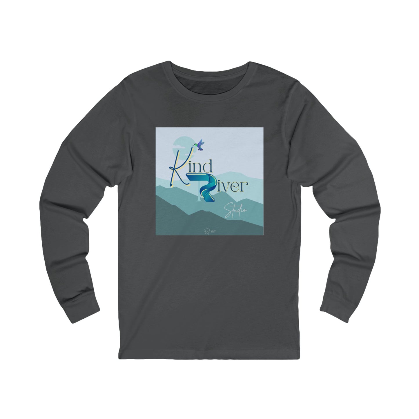 Tee - Long Sleeve (Adult) - Kind River Studio Large Logo