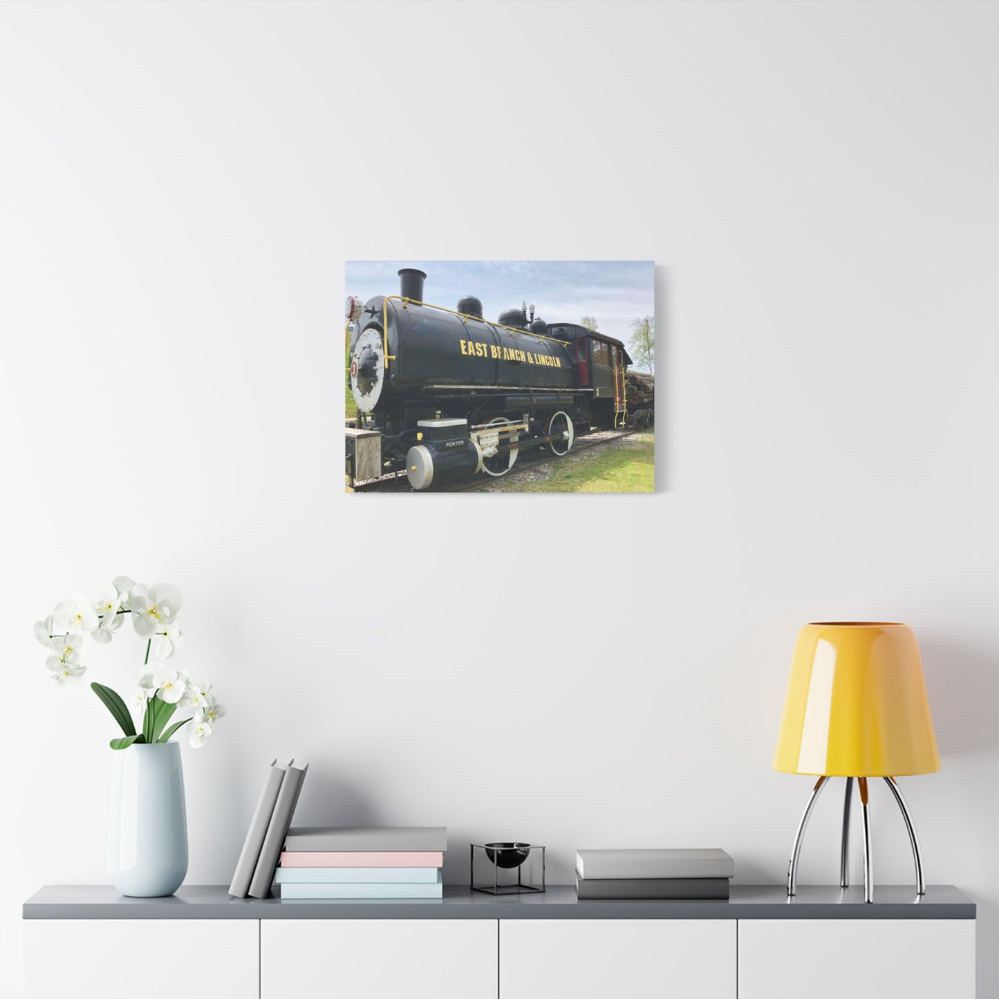 Canvas Print - EB&L RR (original photograph by Kind River Studio)