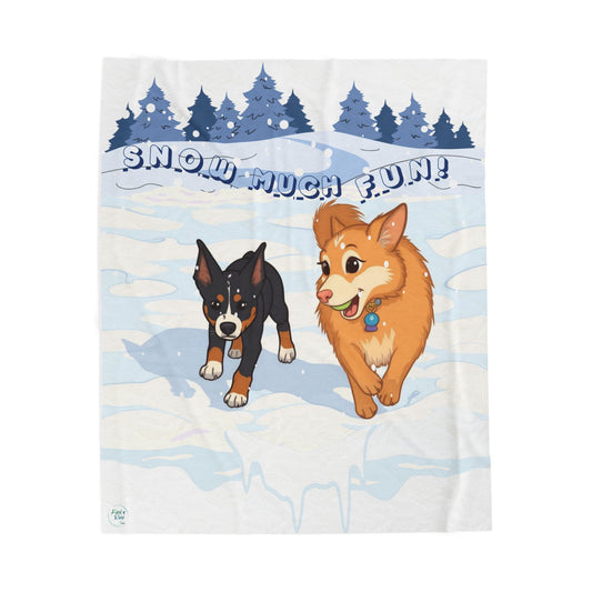 Blanket (Velveteen Plush) - Snow Much Fun!