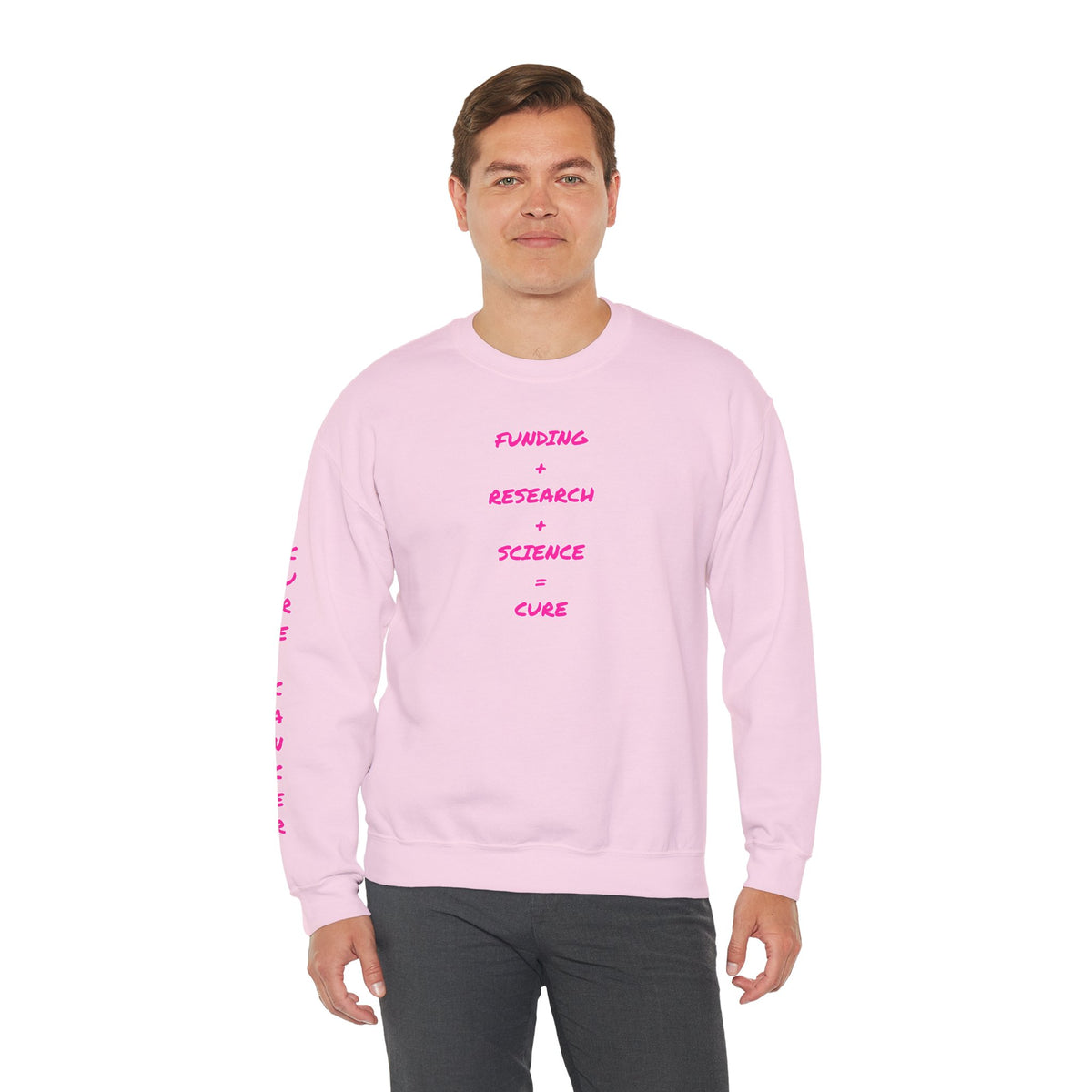 Breast Cancer Awareness Crewneck Sweatshirt (Adult) — "In Honor of My Loved One"
