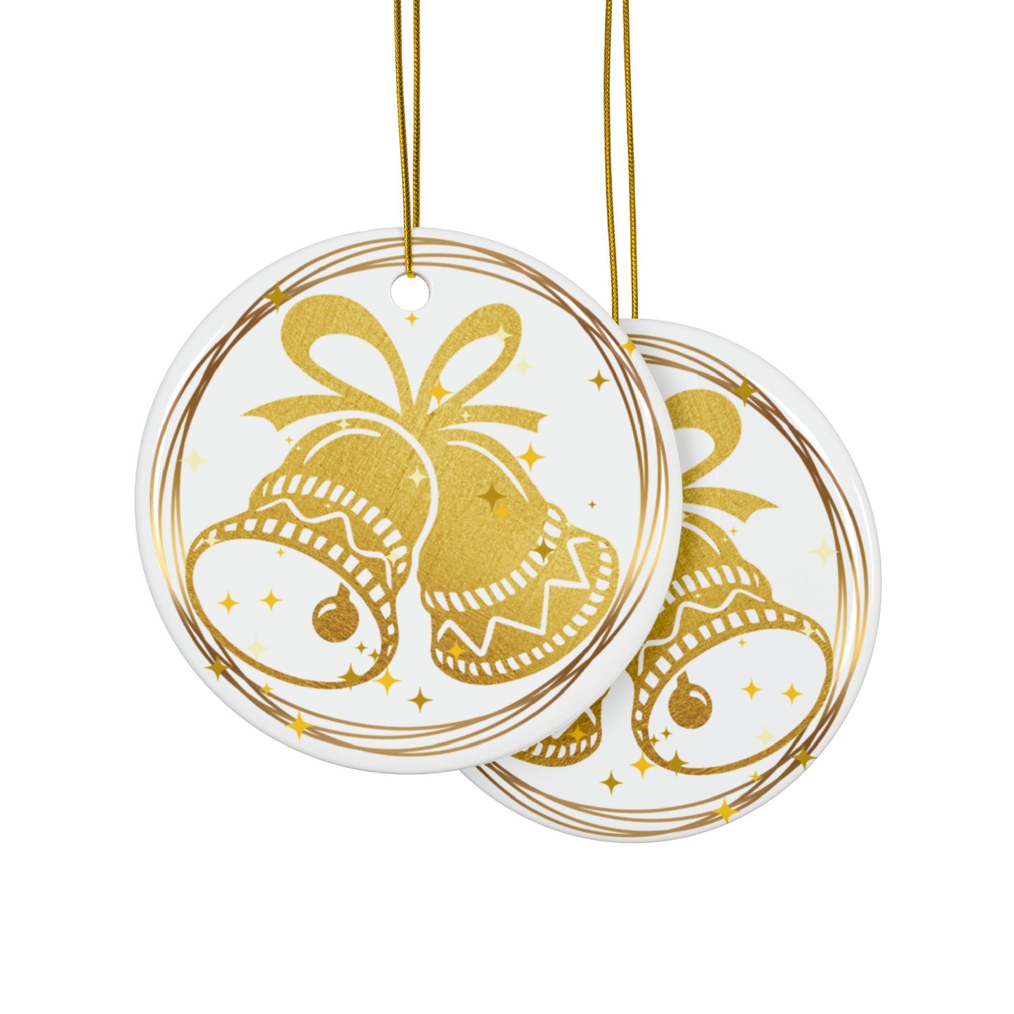 Ornament (Ceramic | Round) - Bells