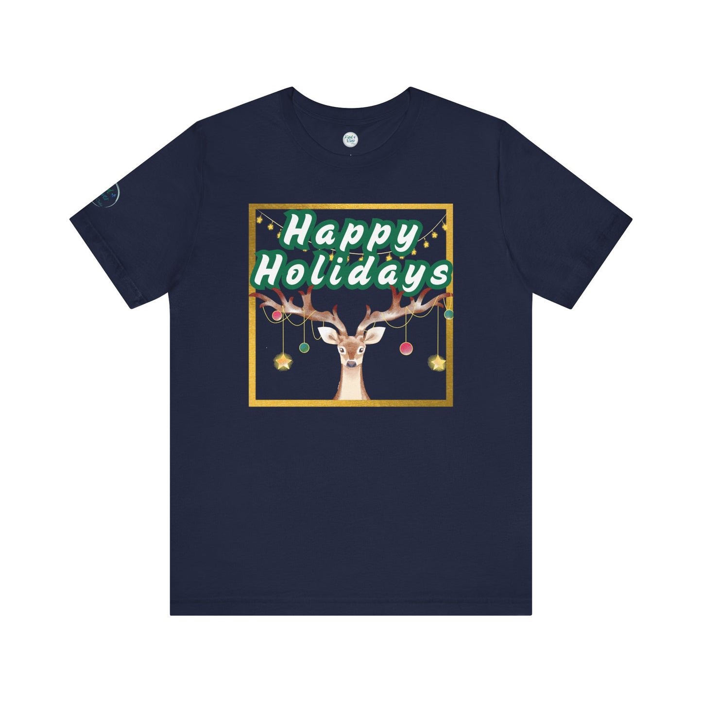 Tee - Short Sleeve (Adult) - Happy Holidays Deer