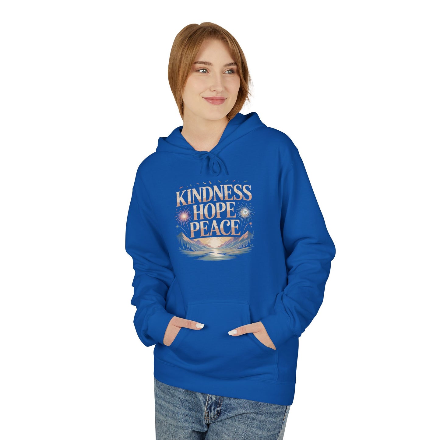 Hoodie (Adult) - Kindness - Hope - Peace