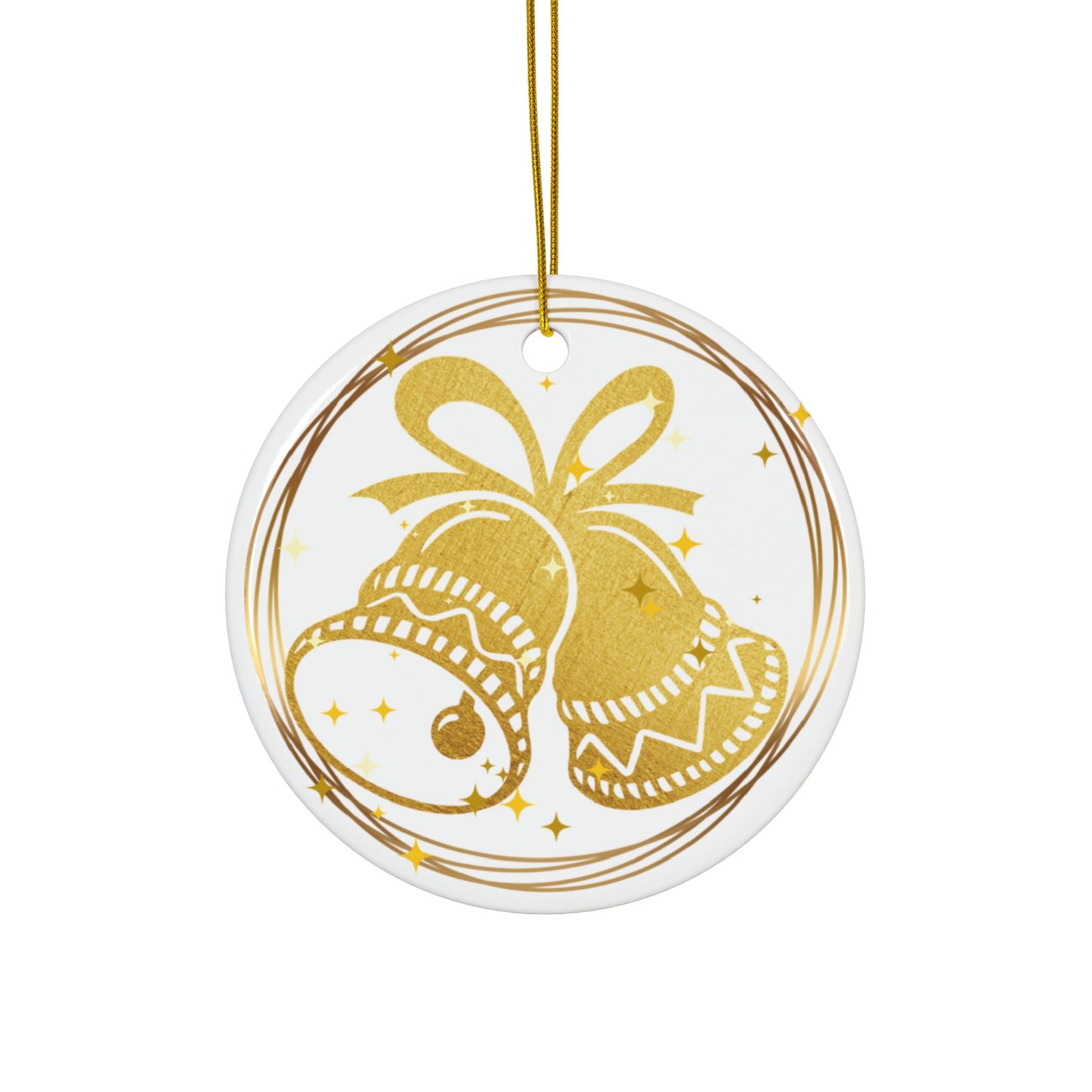 Ornament (Ceramic | Round) - Bells