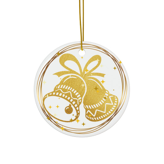 Ornament (Ceramic | Round) - Bells