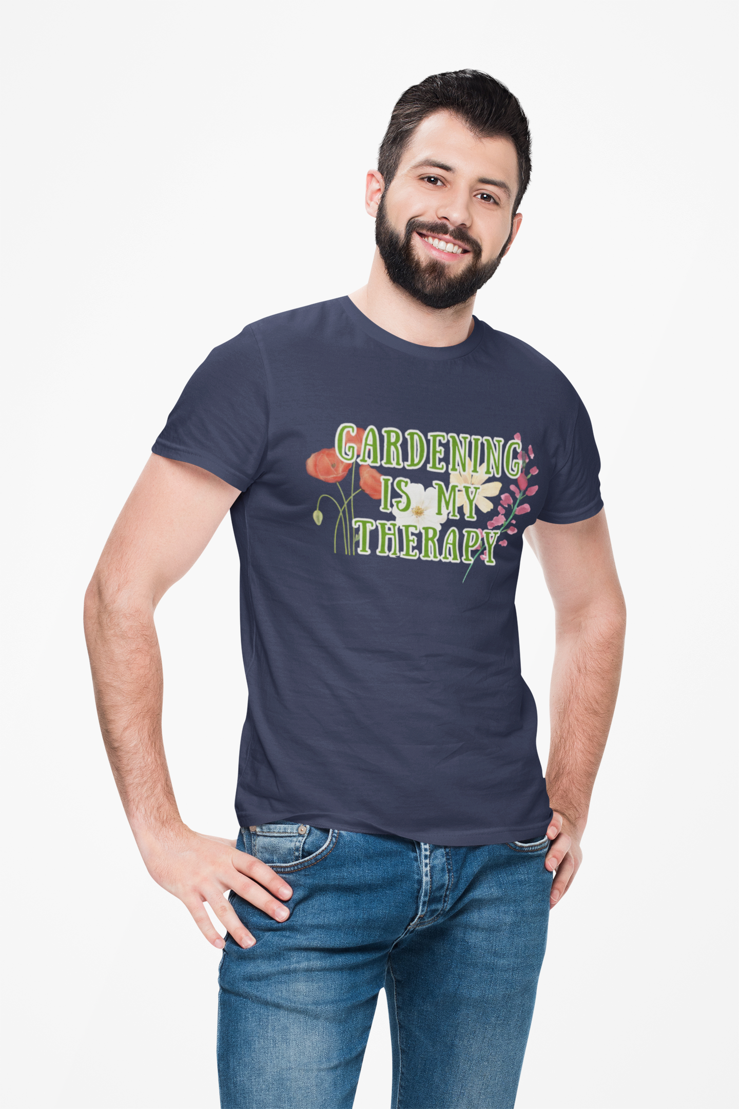 Gardening Therapy Crewneck Tee (Adult)