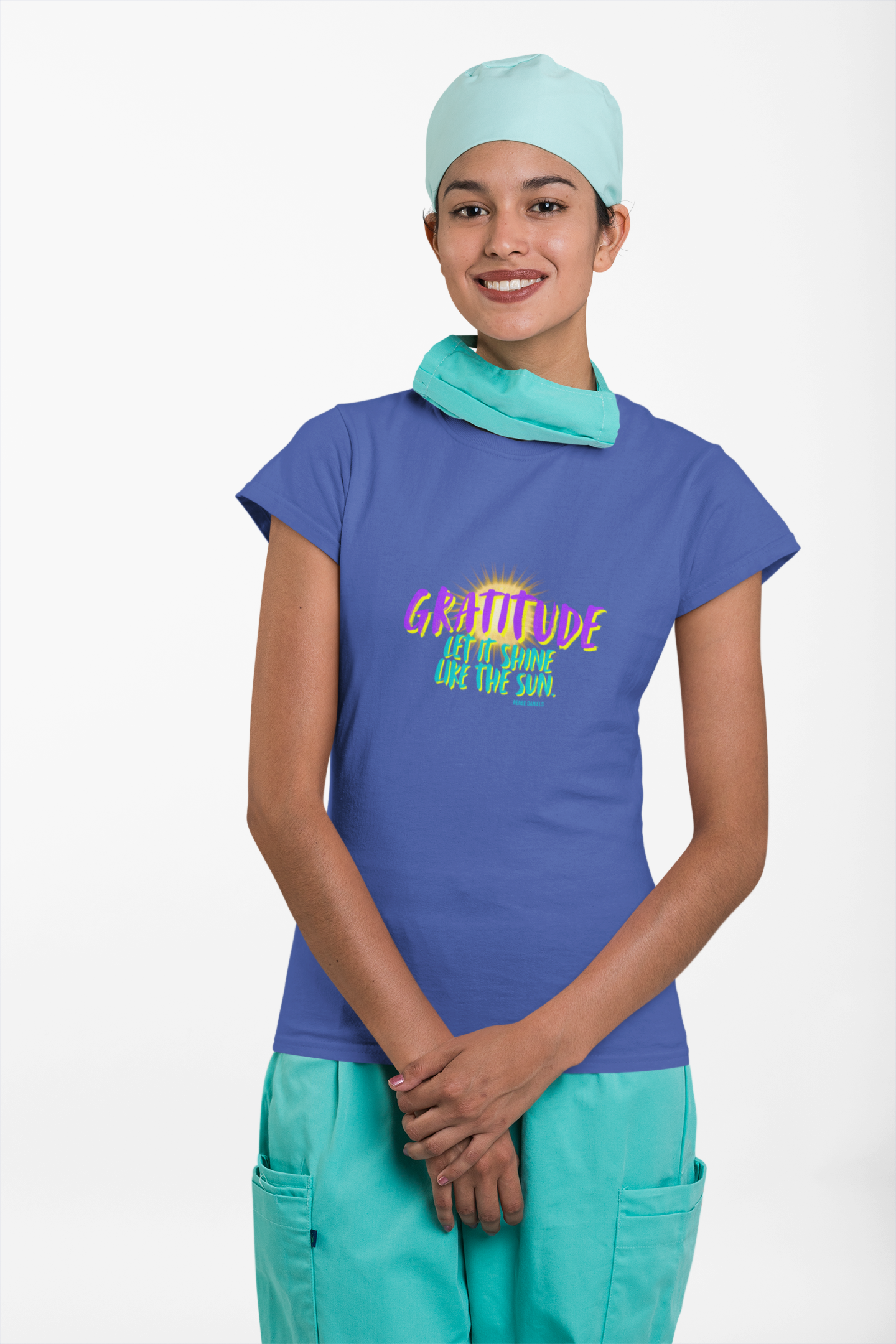Let Gratitude Shine Crewneck Tee (Adult)