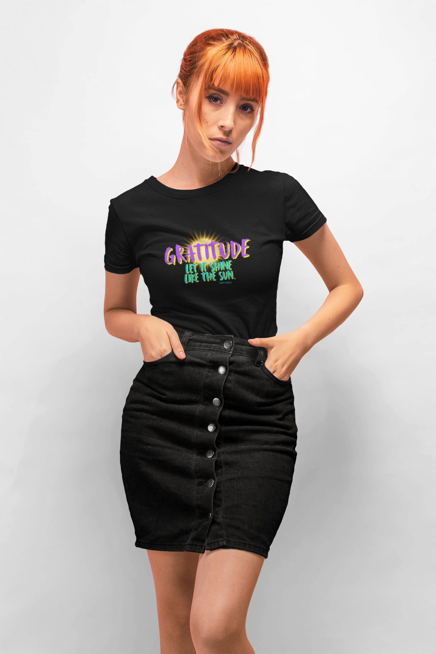 Let Gratitude Shine Crewneck Tee (Adult)