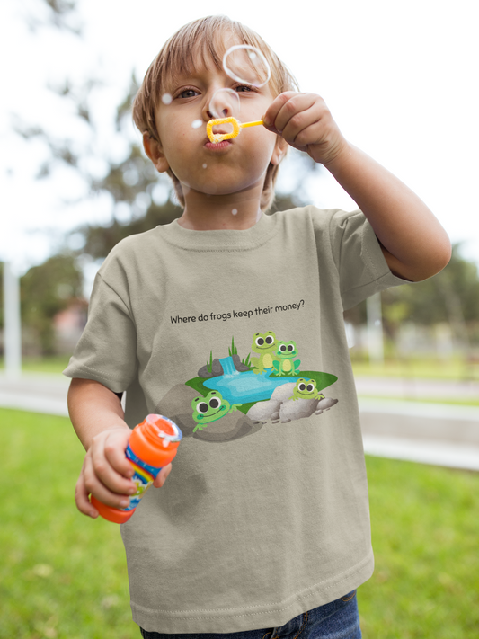 Frogs at the River Toddler Tee