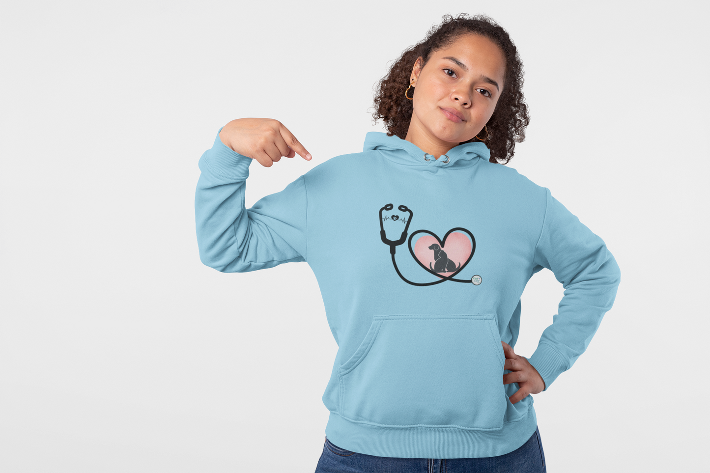 Stethoscope Heart Hoodie (Adult)