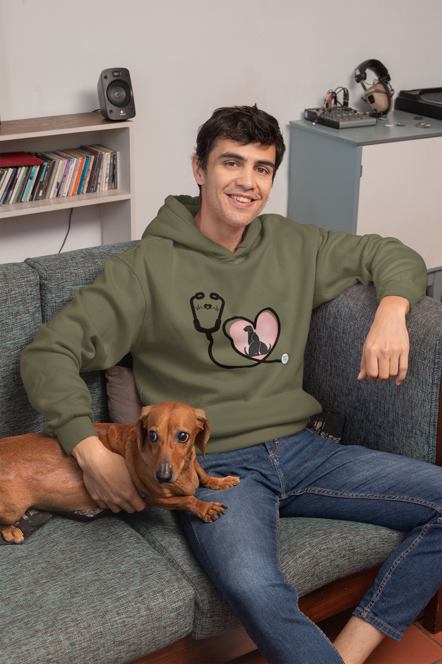 Stethoscope Heart Hoodie (Adult)