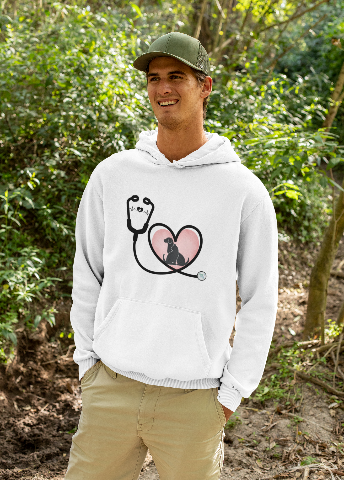 Stethoscope Heart Hoodie (Adult)