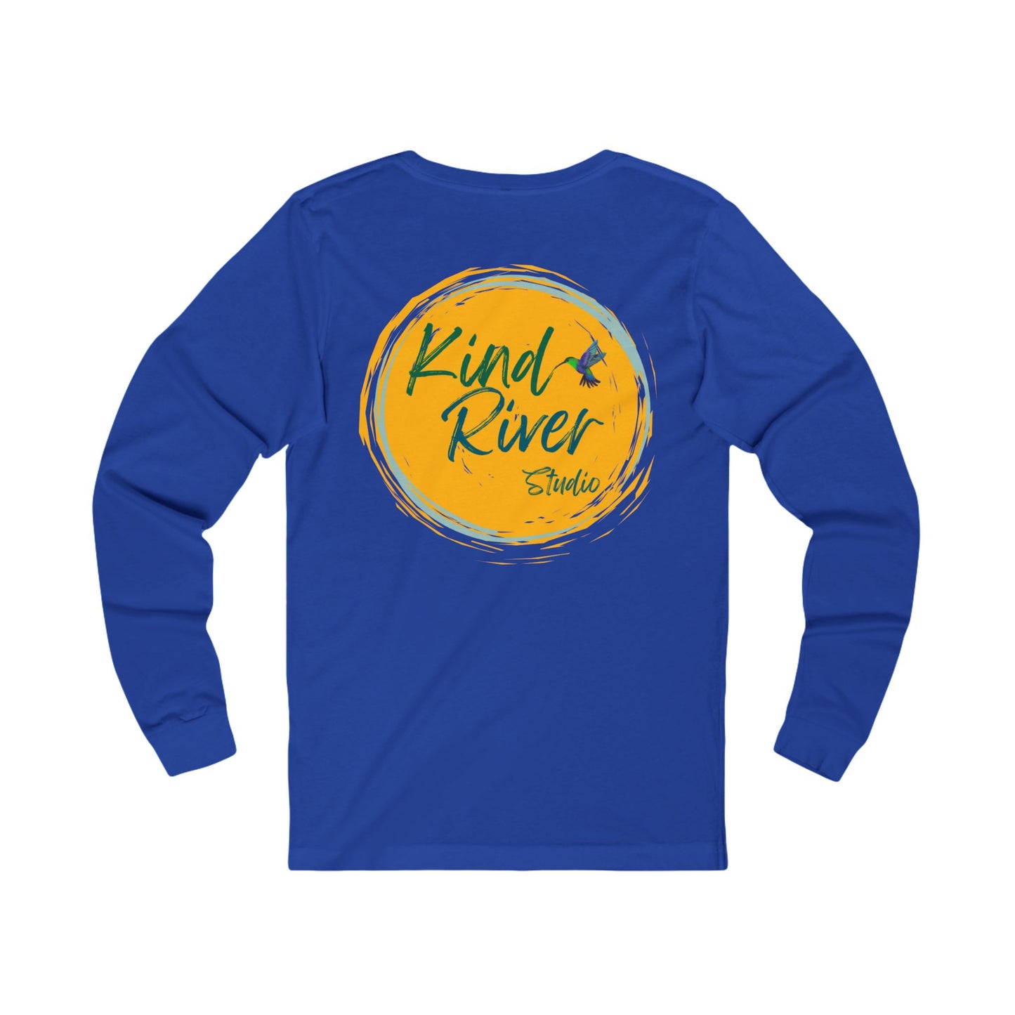 Tee - Long Sleeve (Adult) - Kind River Studio Button Logo
