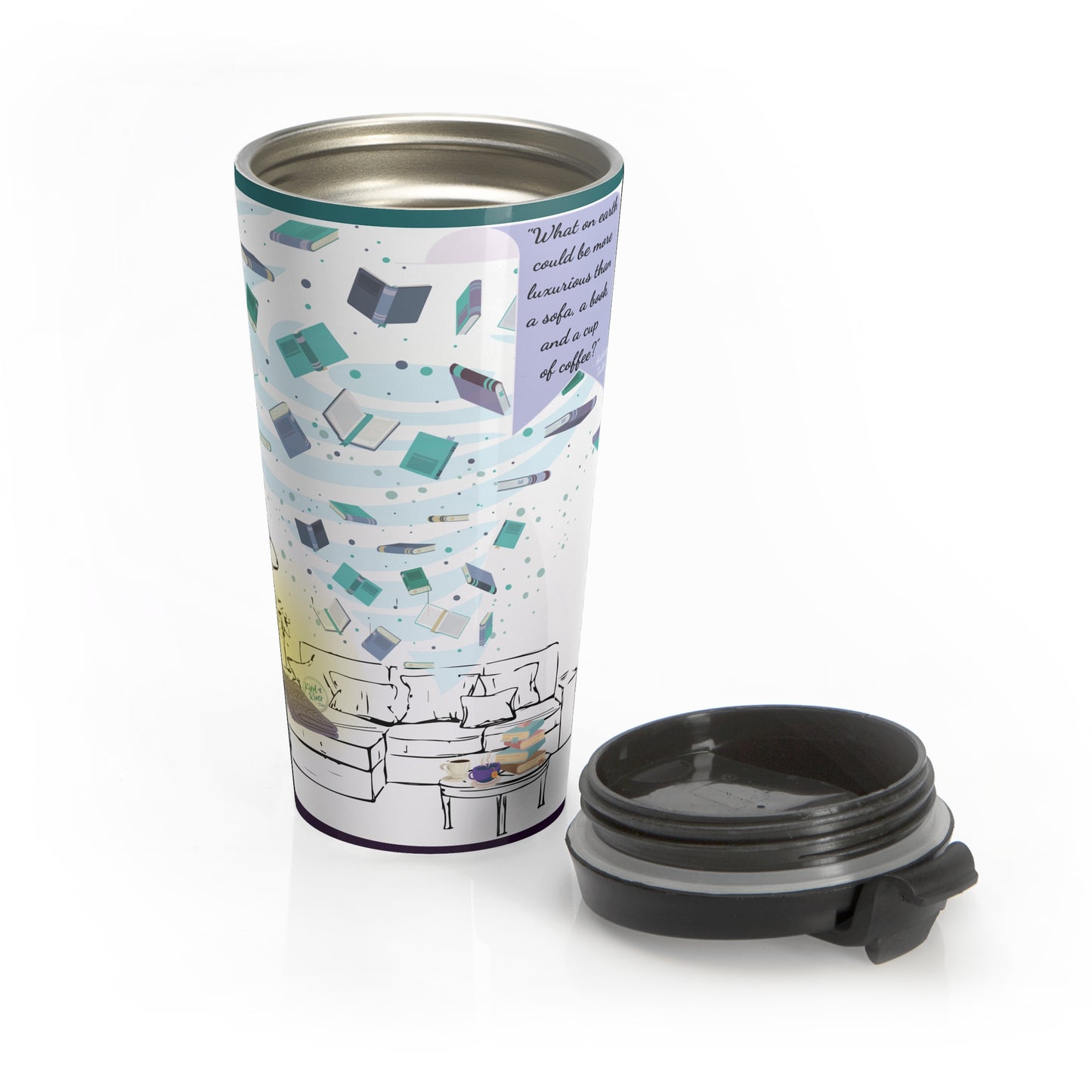 A Good Book Travel Mug