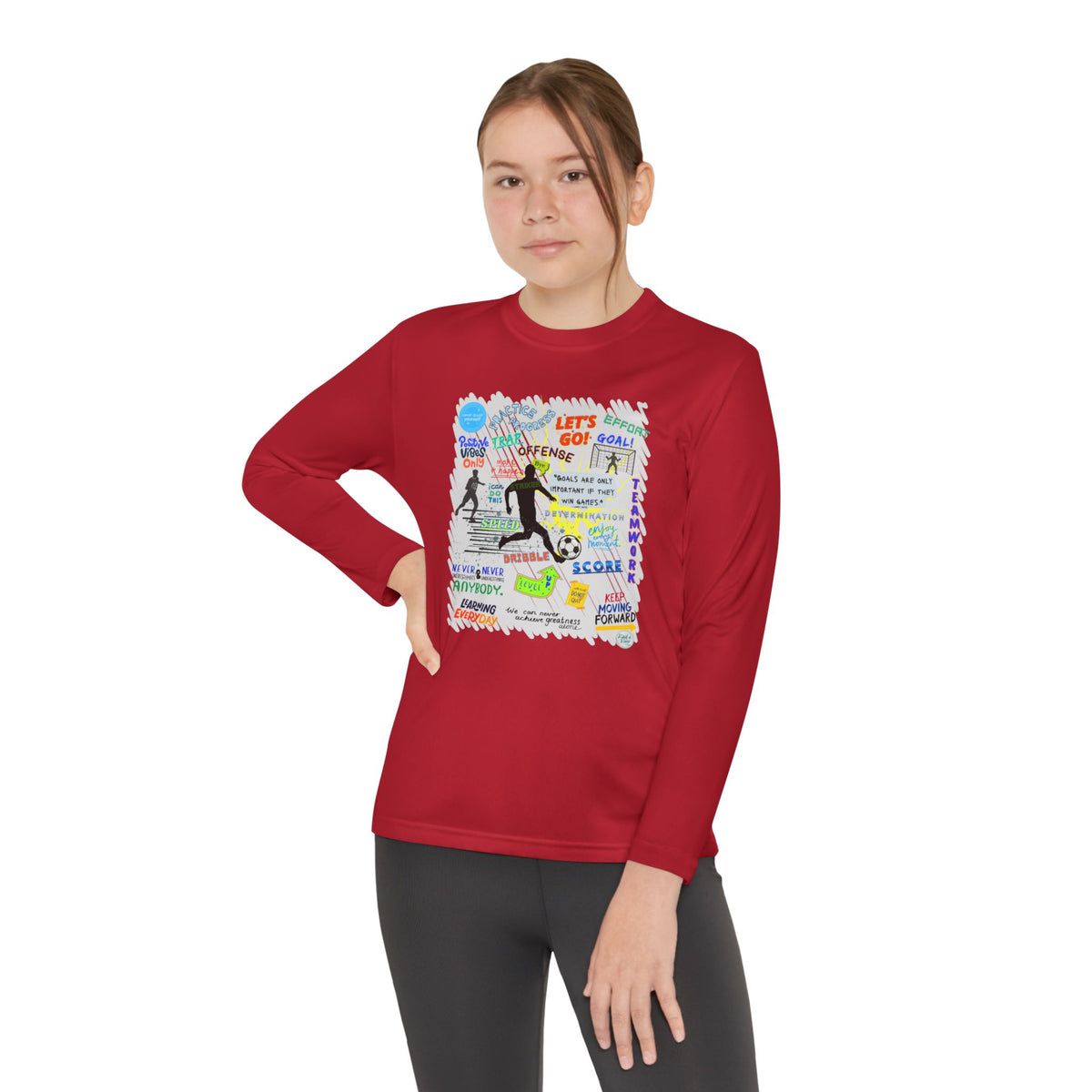 Striker Graphic Long Sleeve Tee (Youth)