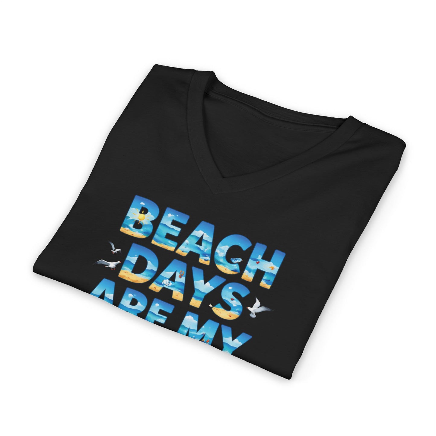 Beach Days V-Neck Tee (Adult)