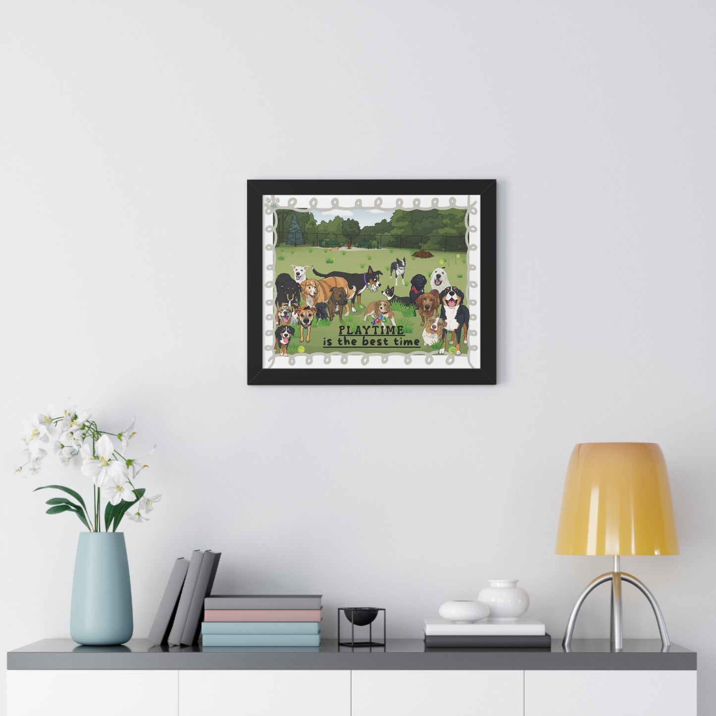 Poster Print in Frame - Playtime Is the Best Time