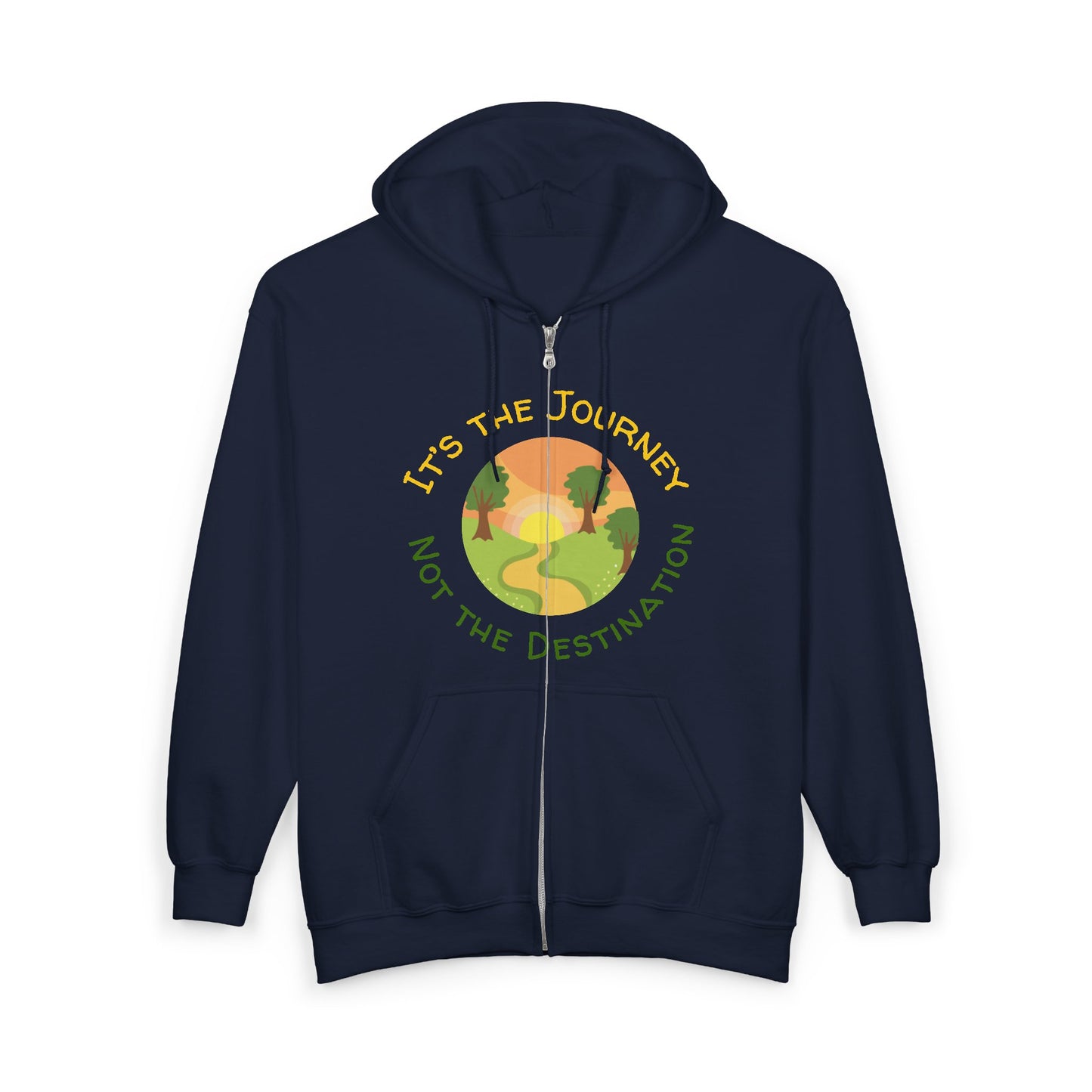 Hoodie - Full Zip (Adult) - It's the Journey