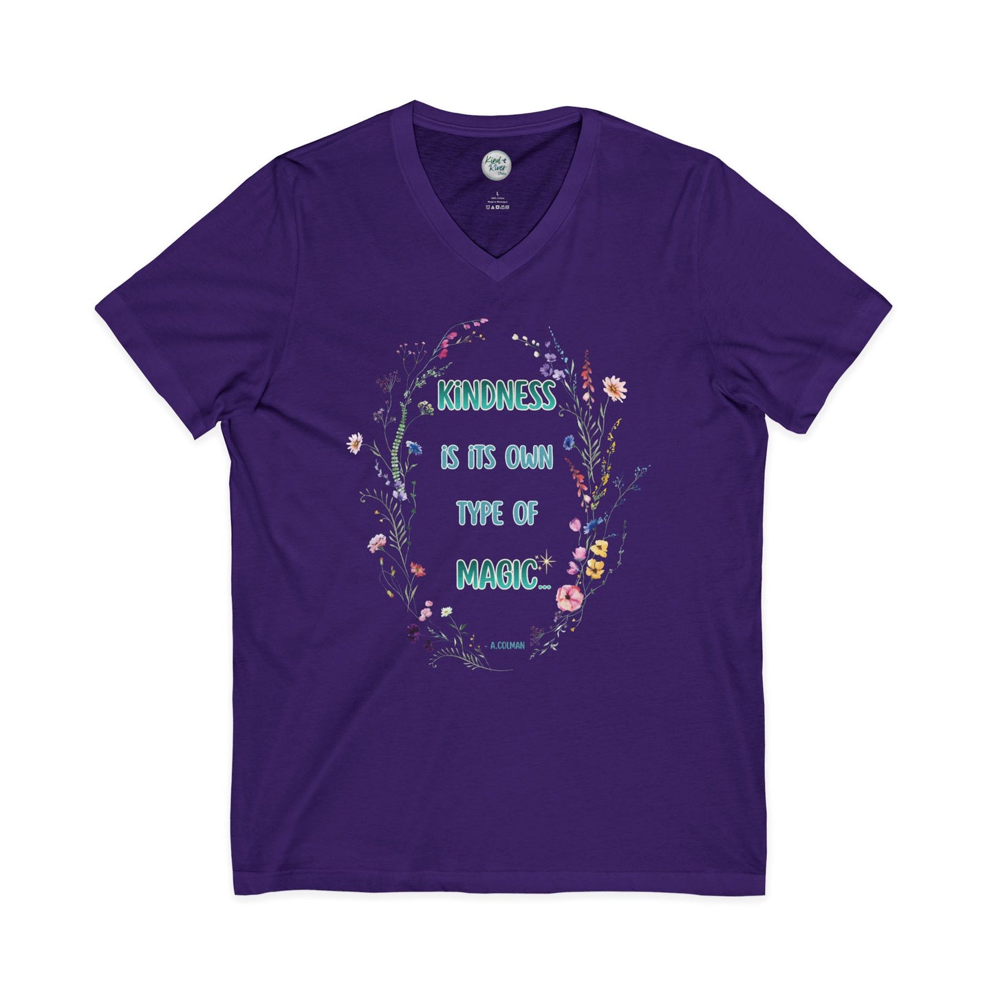 Kindness Is Magic V-Neck Tee (Adult)