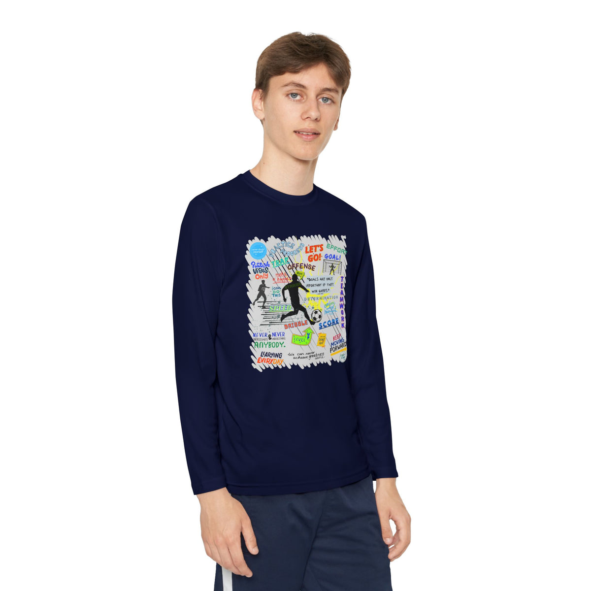 Striker Graphic Long Sleeve Tee (Youth)