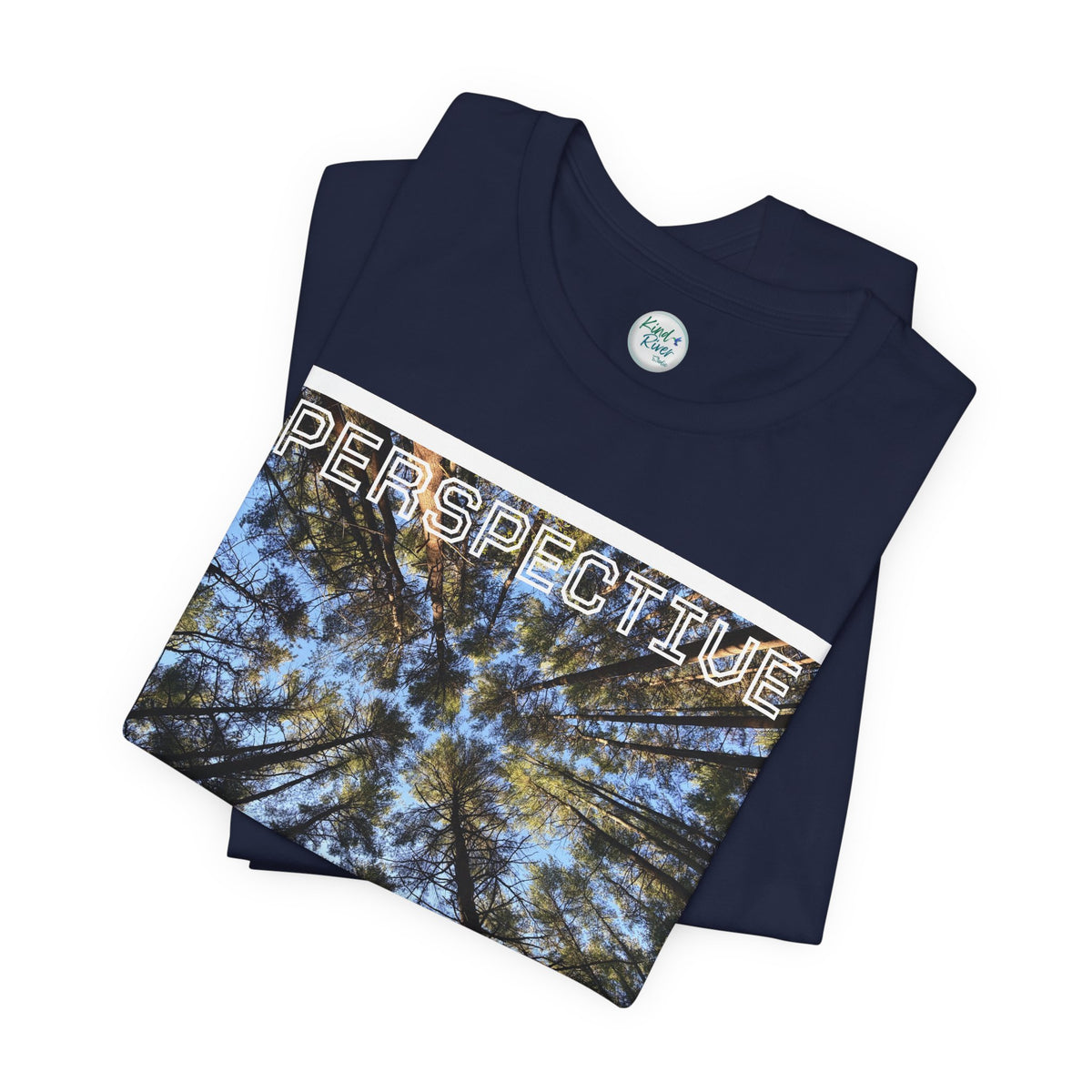 Perspective Tee (Adult)— Forest Canopy Photo T-Shirt (original photograph by Kind River Studio)