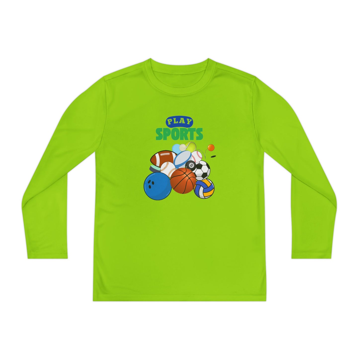 Tee - Long Sleeve (Youth) - Play Sports