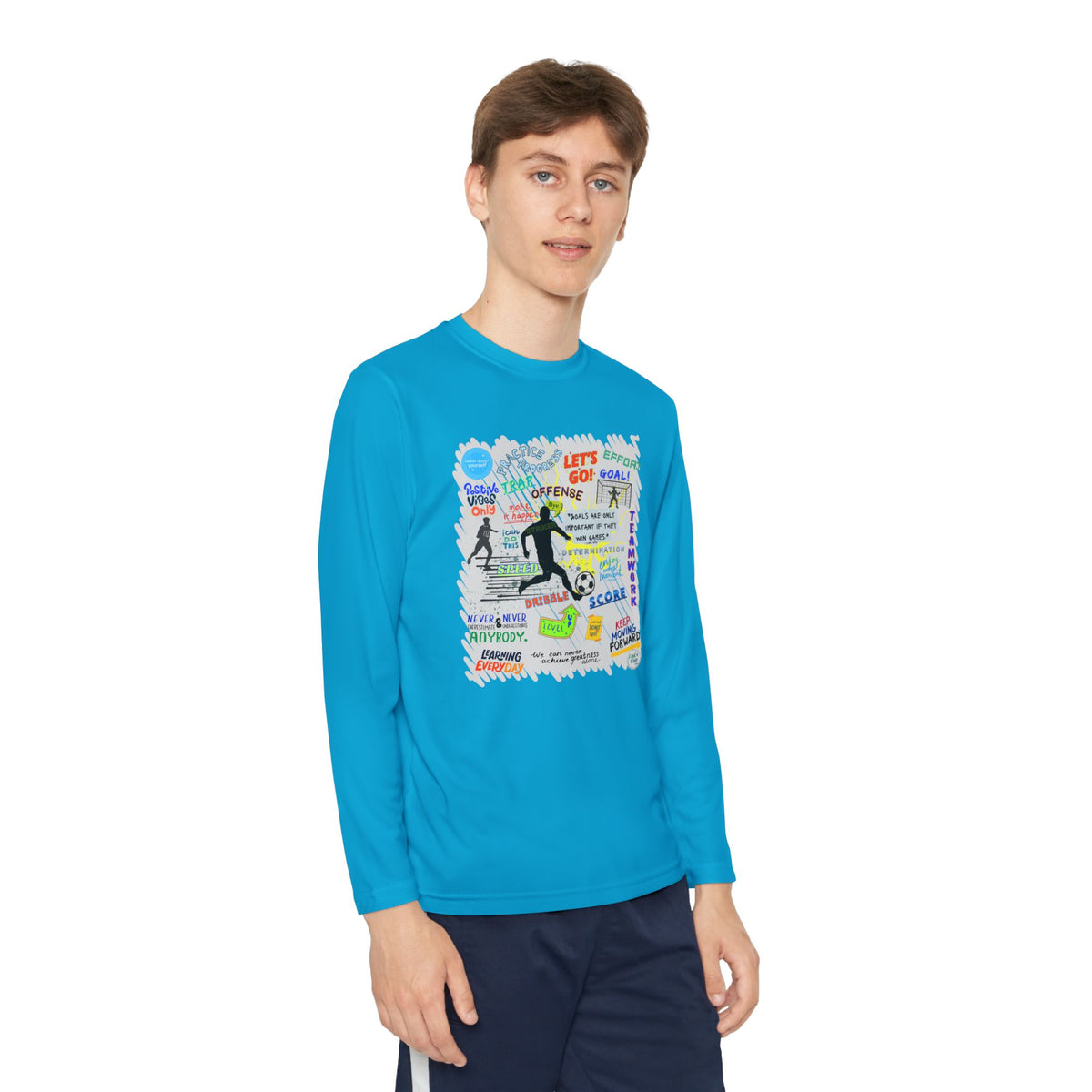 Striker Graphic Long Sleeve Tee (Youth)