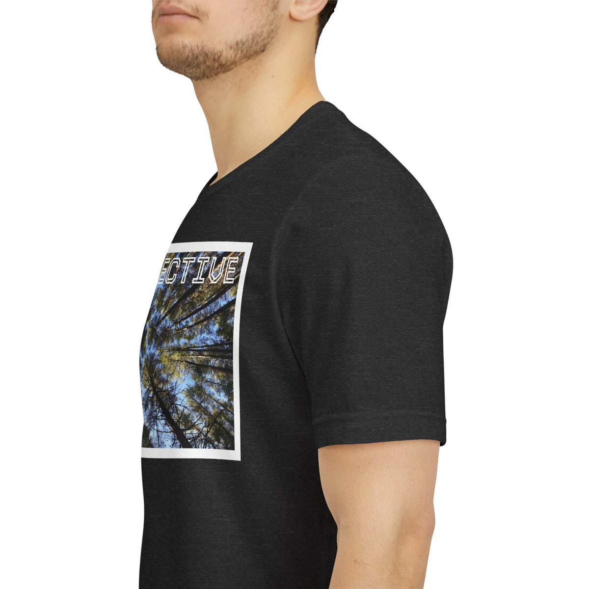 Perspective Tee (Adult)— Forest Canopy Photo T-Shirt (original photograph by Kind River Studio)