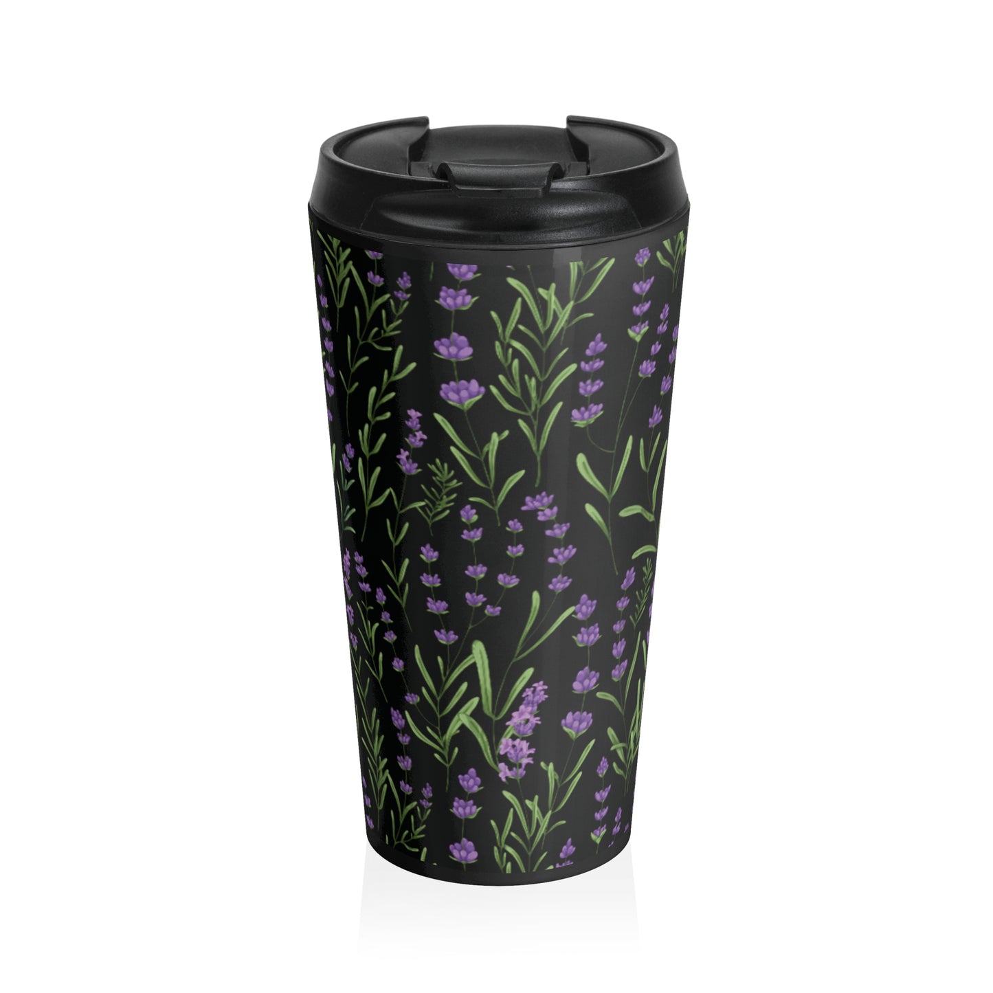 Purple Wildflowers Travel Mug