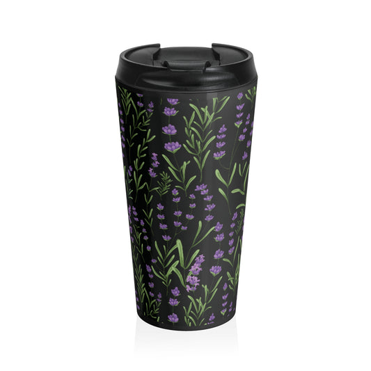 Purple Wildflowers Travel Mug
