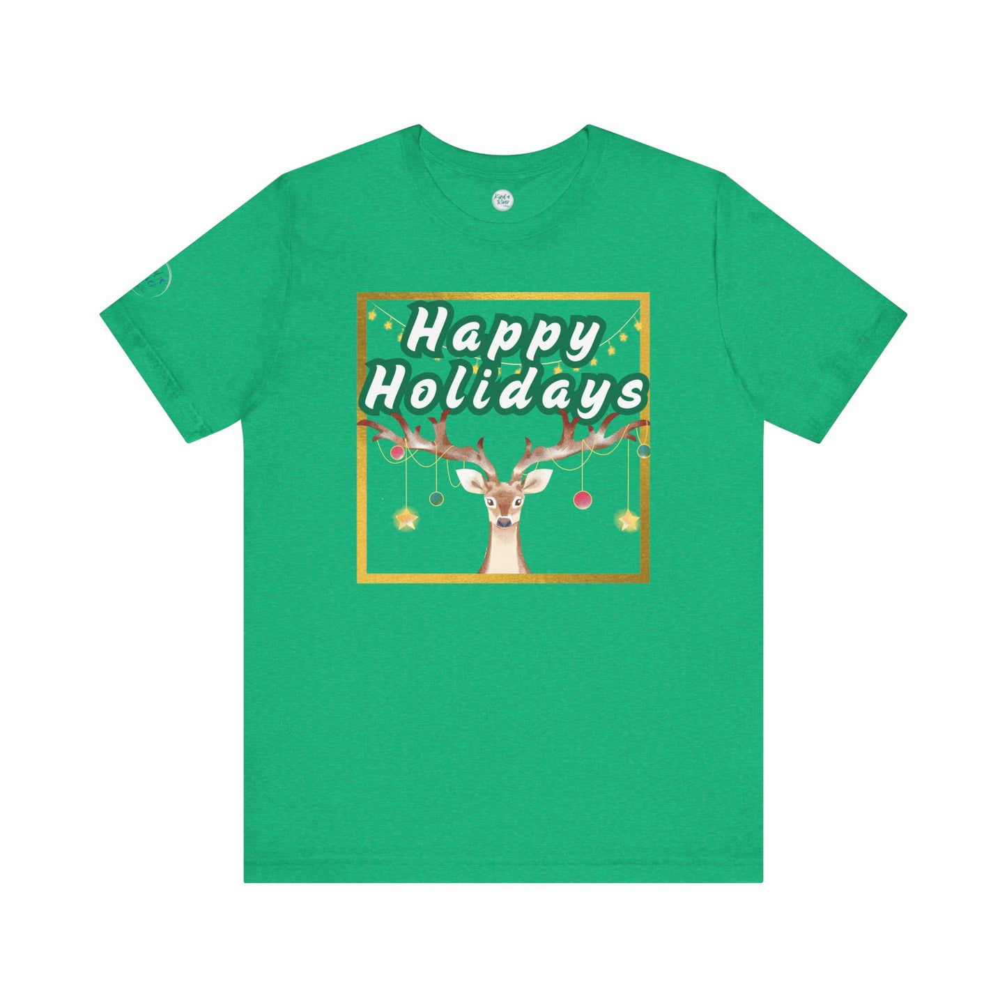 Tee - Short Sleeve (Adult) - Happy Holidays Deer