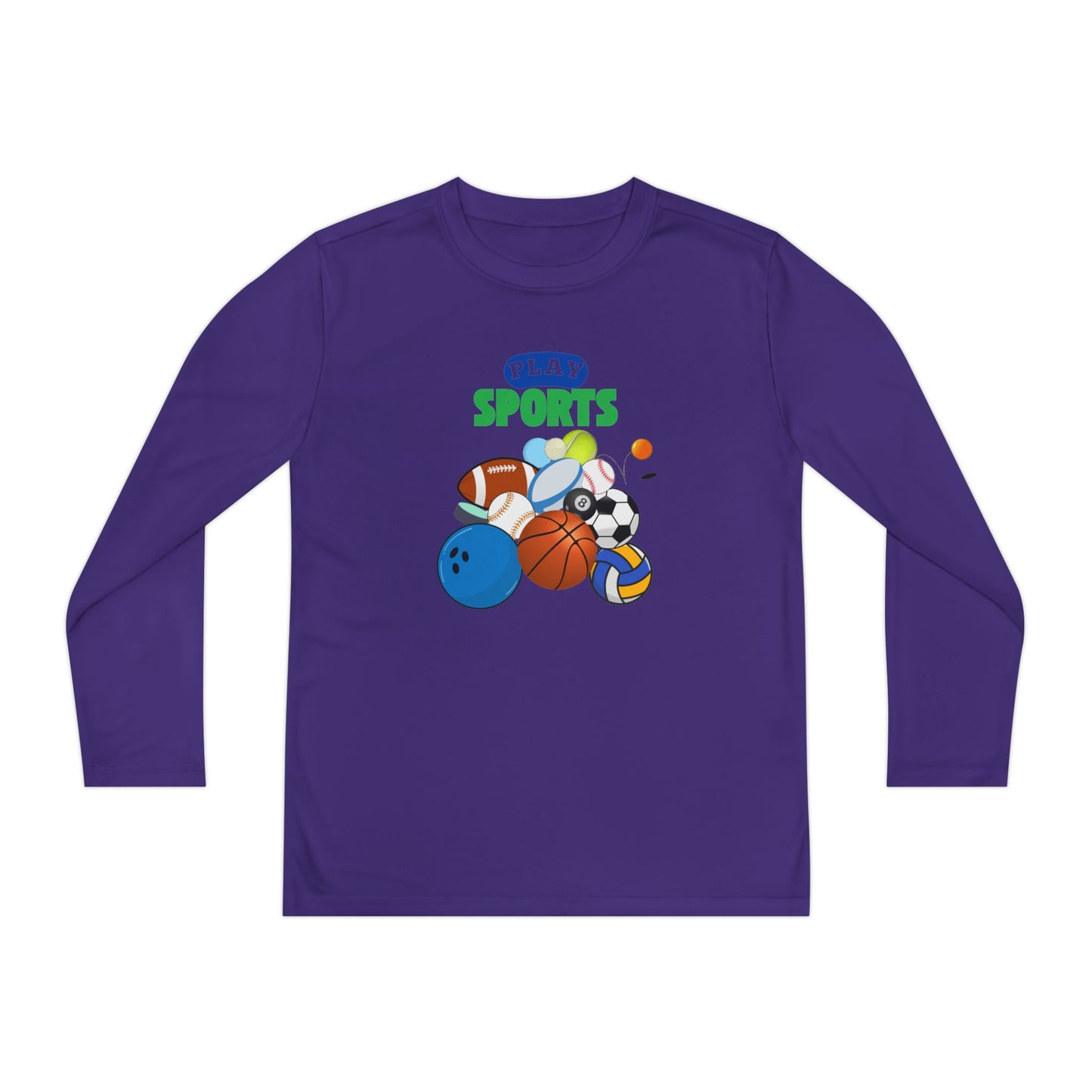 Tee - Long Sleeve (Youth) - Play Sports